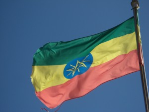 äthiopische Flagge